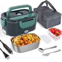 đ±âĄ Marmita ElĂ©trica PortĂĄtil 12V/24V/110V â Sua Comida Sempre Quente, Onde Quer Que VocĂȘ Esteja!