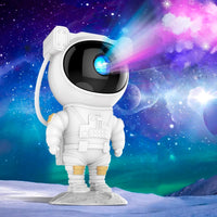 Lâmpada de Projeção de Espaço Astronauta 🌌👩🚀