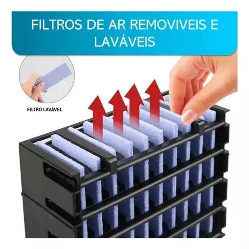 ❄️ Mini Ar-Condicionado Portátil para Quarto