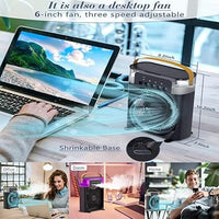 Ventilador e umidificador