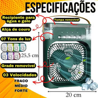 Ventilador e umidificador