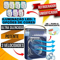 Ventilador e umidificador