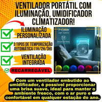 Ventilador e umidificador