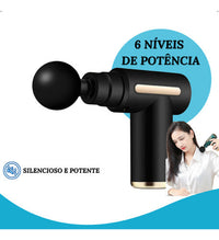 Pistola de Massagem Portátil – Alta Potência e Eficiência