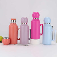 Garrafa Térmica Premium 1.3L Inox – Estilo, Capacidade e Isolamento de Alta Performance!