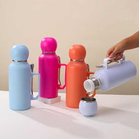 Garrafa Térmica Premium 1.3L Inox – Estilo, Capacidade e Isolamento de Alta Performance!