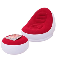 Sofá Inflável Preguiçoso Poltrona Lounge com Puff e Bomba – Conforto, Estilo e Praticidade!