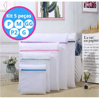 KIT com 4 Sacos Lava Fácil – Proteção Inteligente para Suas Roupas Delicadas!